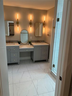 Bathroom, Dual Sink Vanities, Interior, Marble