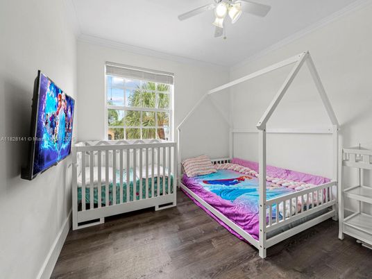 Bedroom, Interior, Wood Texture Flooring