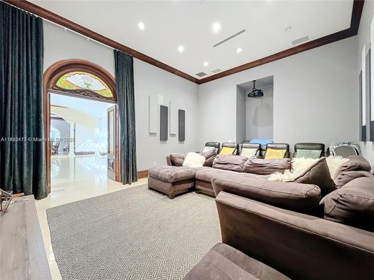 Interior, Living room, Recessed Lighting