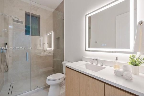 Bathroom, Glass Shower, Interior