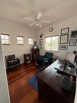 Home Office, Interior, Wood Texture Flooring