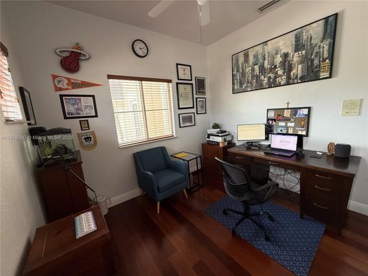 Home Office, Interior, Wood Texture Flooring