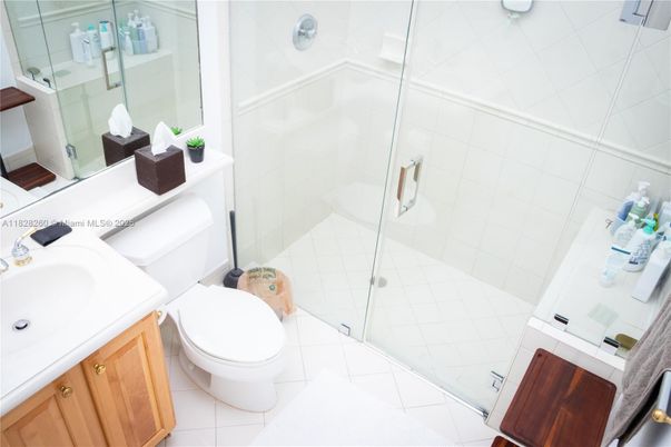 Bathroom, Glass Shower, Interior