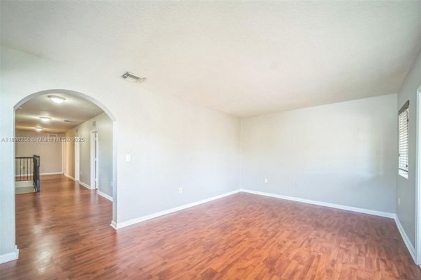 Empty room, Interior, Wood Texture Flooring