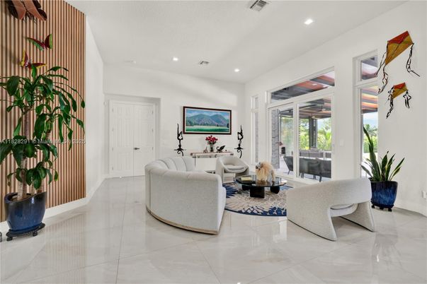Interior, Living room, Recessed Lighting