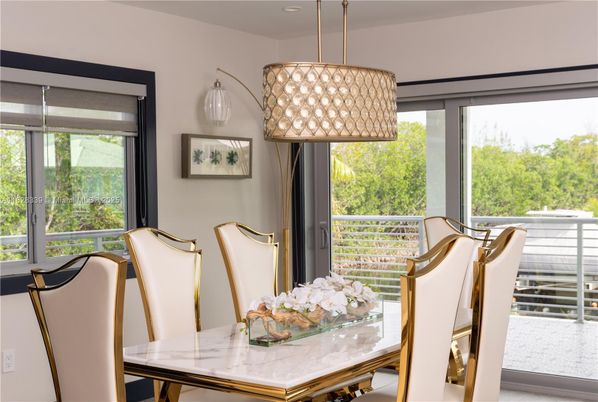 Dining room, Interior, Pendant Lights