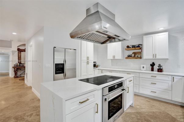 Interior, Kitchen, Recessed Lighting, Stainless Steel Appliances