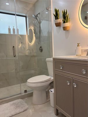 Bathroom, Glass Shower, Interior
