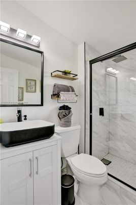 Bathroom, Glass Shower, Interior, Marble, Marble Walls