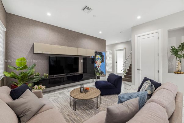 Interior, Living room, Recessed Lighting