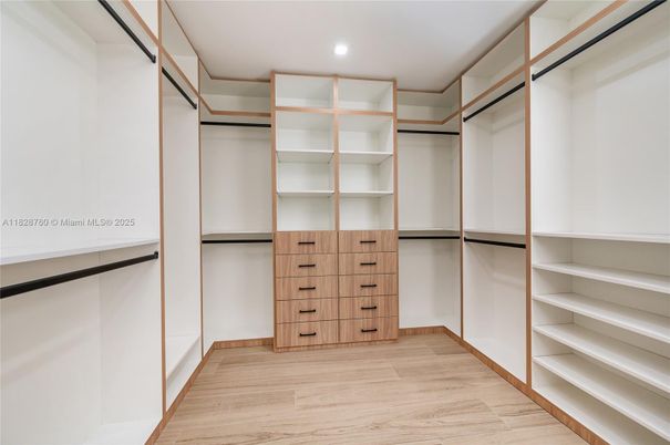 Interior, Recessed Lighting, Walk-in Closets, Wood Texture Flooring