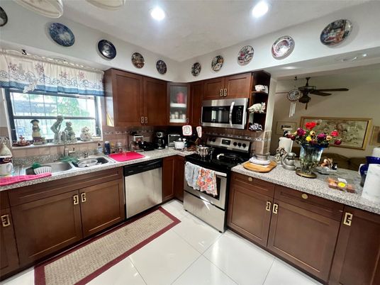 Interior, Kitchen, Recessed Lighting, Stainless Steel Appliances