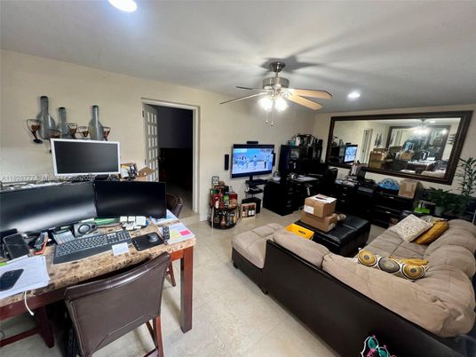 Home Office, Interior, Living room, Recessed Lighting