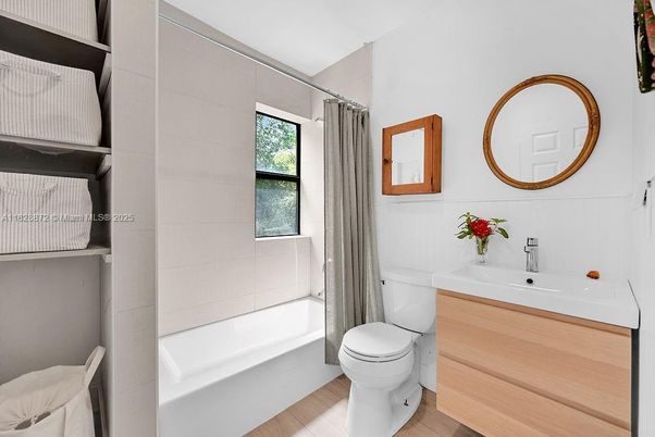 Bathroom, Interior, Wood Texture Flooring