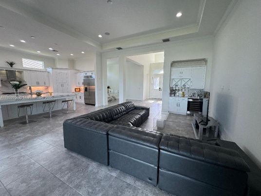 Interior, Kitchen, Living room, Recessed Lighting