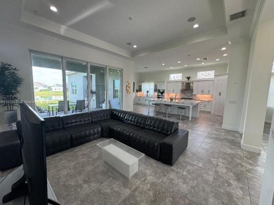Interior, Kitchen, Living room, Recessed Lighting