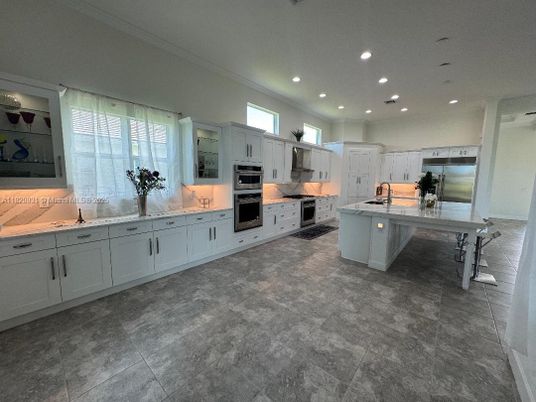 Interior, Kitchen, Recessed Lighting, Stainless Steel Appliances