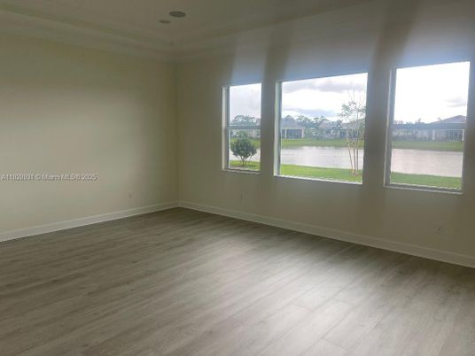 Empty room, Interior, Water, Wood Texture Flooring
