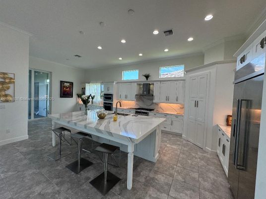 Interior, Kitchen, Recessed Lighting, Stainless Steel Appliances