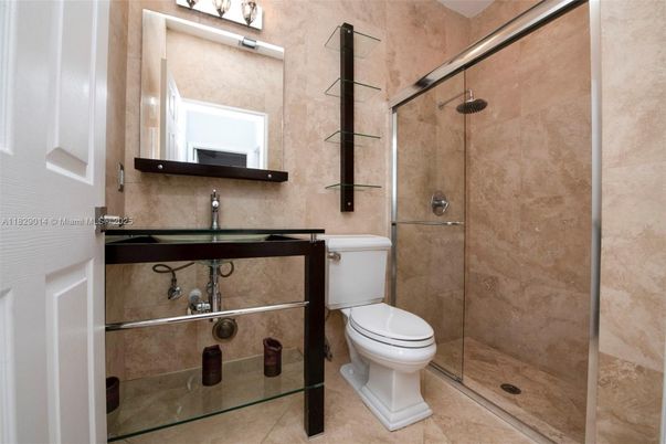 Bathroom, Glass Shower, Interior