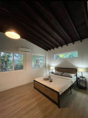 Bedroom, Interior, Wooden Beams, Wooden Ceilings, Wood Texture Flooring