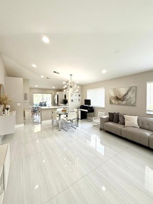 Interior, Kitchen, Living room, Pendant Lights, Recessed Lighting