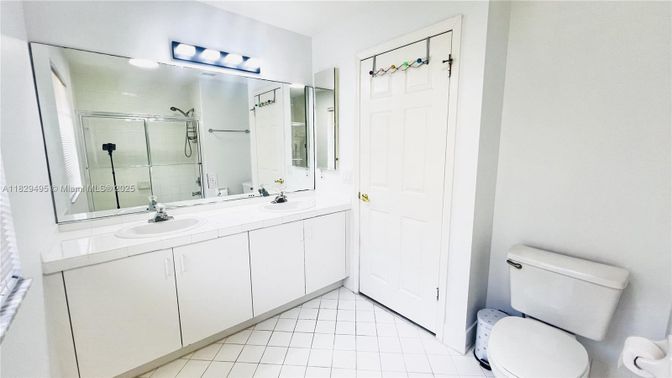 Bathroom, Dual Sink Vanities, Glass Shower, Interior