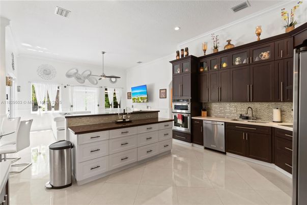 Interior, Kitchen, Recessed Lighting, Stainless Steel Appliances