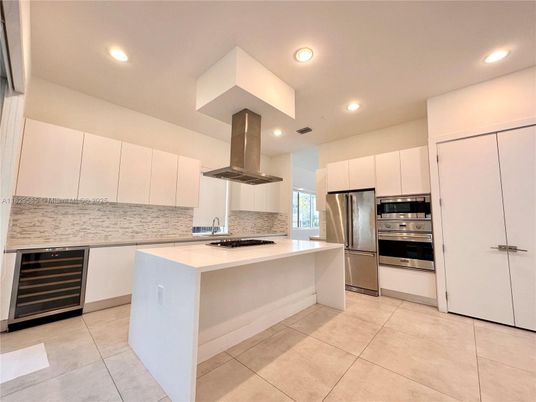 Interior, Kitchen, Recessed Lighting, Stainless Steel Appliances