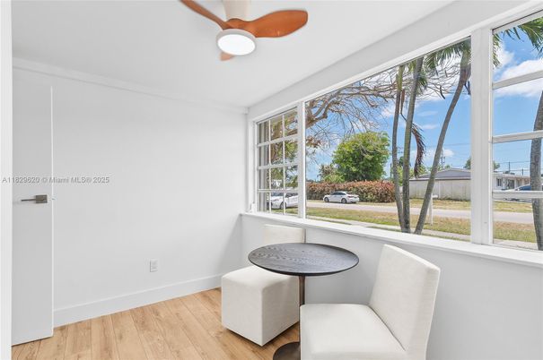 Interior, Sun Room, Wood Texture Flooring