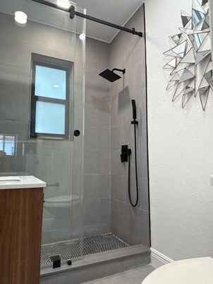 Bathroom, Glass Shower, Interior