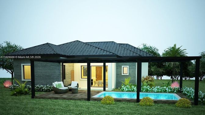 Backyard, Exterior, Pool