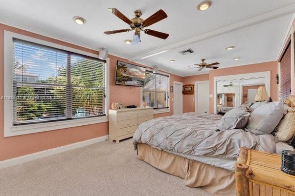 Bedroom, Interior, Recessed Lighting
