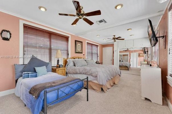 Bedroom, Interior, Recessed Lighting