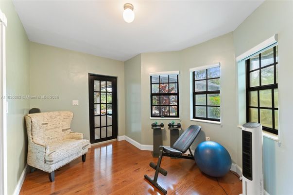 Fitness Equipment, Interior, Wood Texture Flooring