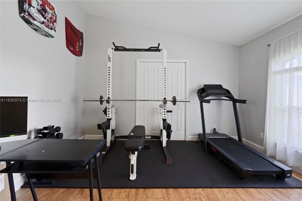 Fitness Equipment, Interior, Wood Texture Flooring