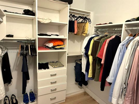 Interior, Walk-in Closets, Wood Texture Flooring