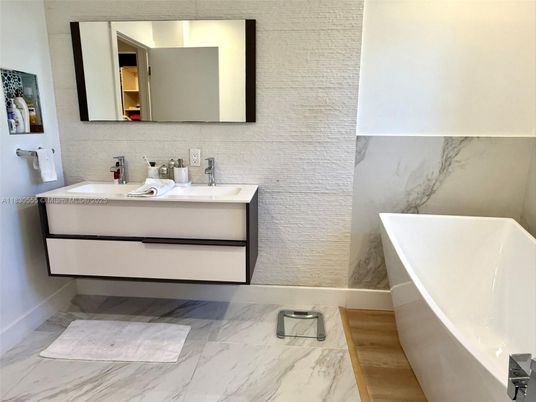 Bathroom, Dual Sink Vanities, Interior, Marble