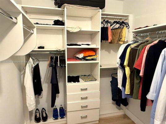 Interior, Walk-in Closets, Wood Texture Flooring