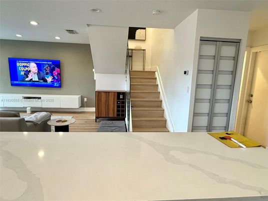 Interior, Recessed Lighting, Wood Texture Flooring
