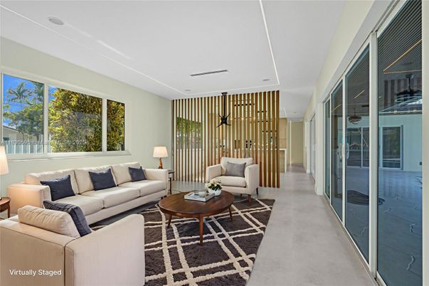 Interior, Living room, Recessed Lighting