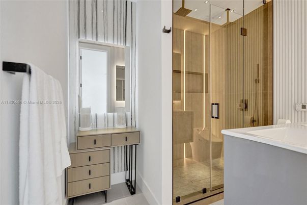 Bathroom, Glass Shower, Interior