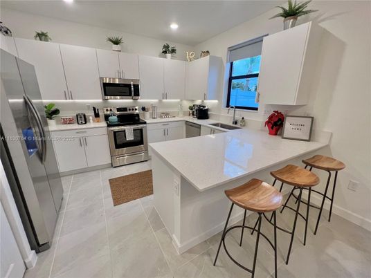 Interior, Kitchen, Recessed Lighting, Stainless Steel Appliances