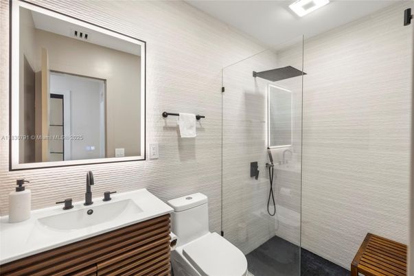 Bathroom, Glass Shower, Interior