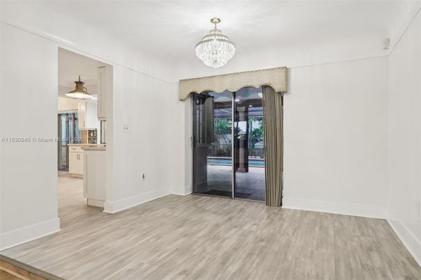 Chandelier, Empty room, Interior, Wood Texture Flooring