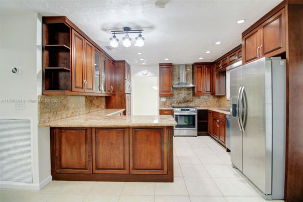 Interior, Kitchen, Recessed Lighting, Stainless Steel Appliances