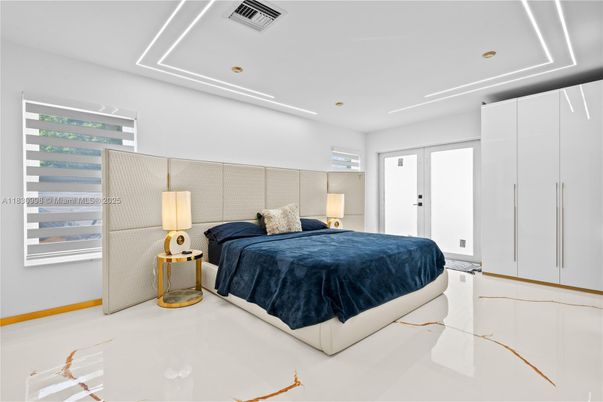 Bedroom, Interior, Recessed Lighting