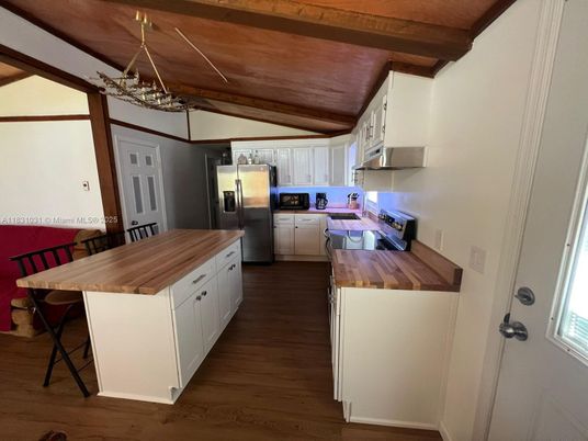 Chandelier, Interior, Kitchen, Pendant Lights, Wooden Ceilings, Wood Texture Flooring