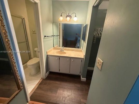 Bathroom, Interior, Wood Texture Flooring
