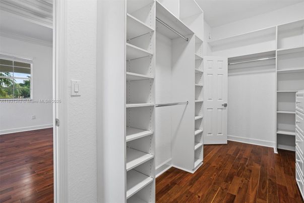 Interior, Walk-in Closets, Wood Texture Flooring